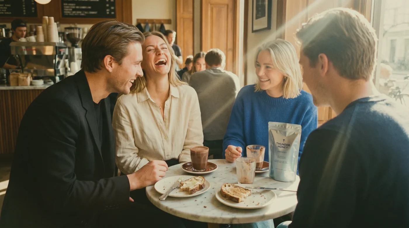 A calm cafe moment in the afternoon