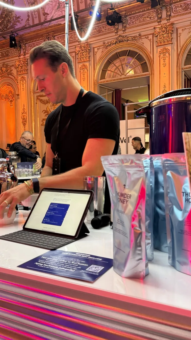 Thunder Honey in the Tramp x ALO event gift bag